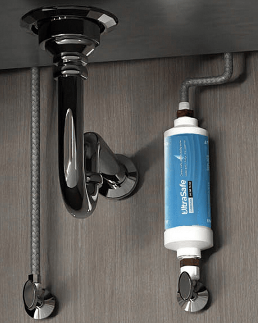 POU Filter UltraSafe Point-of-Use Filter. Easy to install. No special tools needed.